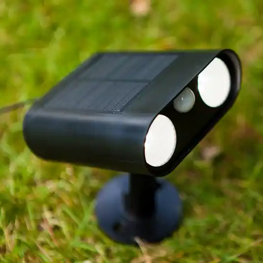 BINGO LED földi tüskés spotlámpa, fekete, 16 cm, érzékelő, IP54 Legnépszerűbb