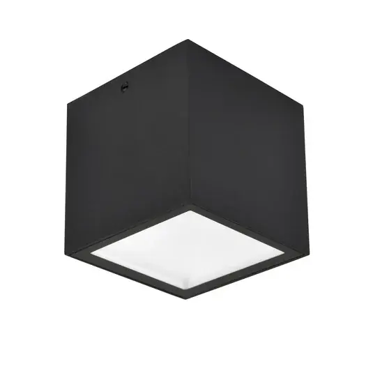 Ne maradj le GEMINI LED kültéri mennyezeti világítás, fekete, 9 x 9 cm, IP65