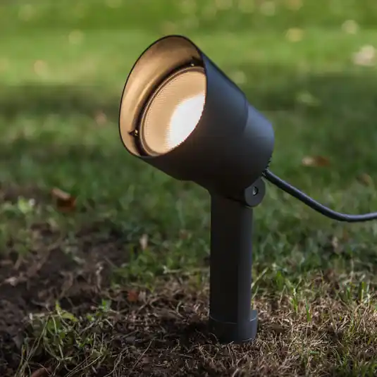 Ajánlat EXPLORER LED földi tüskés spotlámpa, sötét szürke, Ø 9 cm, IP54