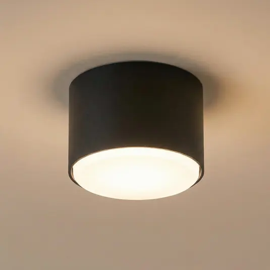 Bestseller Tubo S mennyezeti világítás, fekete, acél, Ø 8 cm, GX53