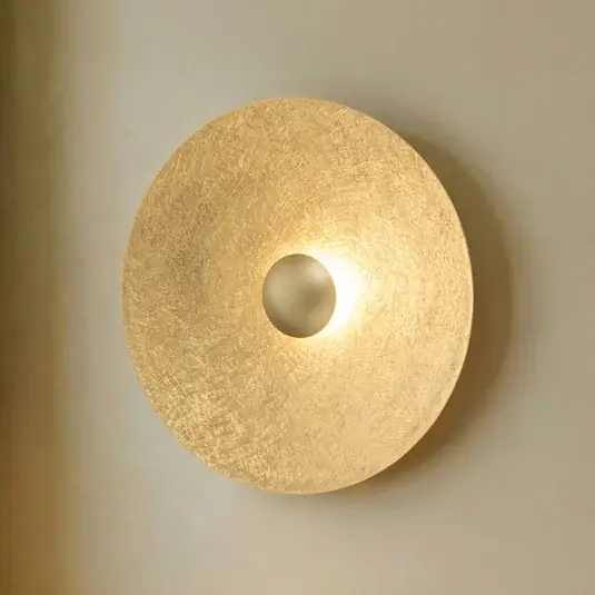 Exkluzív ajánlat LED fali világítás Sole M, Ø 65 cm, arany színű, acél, 3000 K