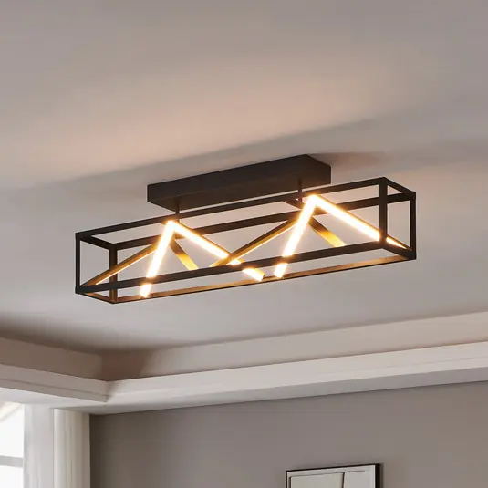 Stars of Light LED mennyezeti lámpa, Penela, fekete/arany, 87 cm, CCT Legnépszerűbb