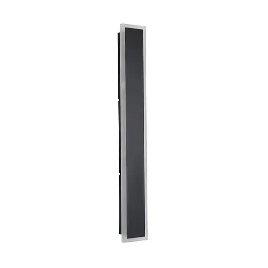 Alacsony ár Bordo Square LED kültéri falilámpa, magasság 60 cm, fekete alumínium
