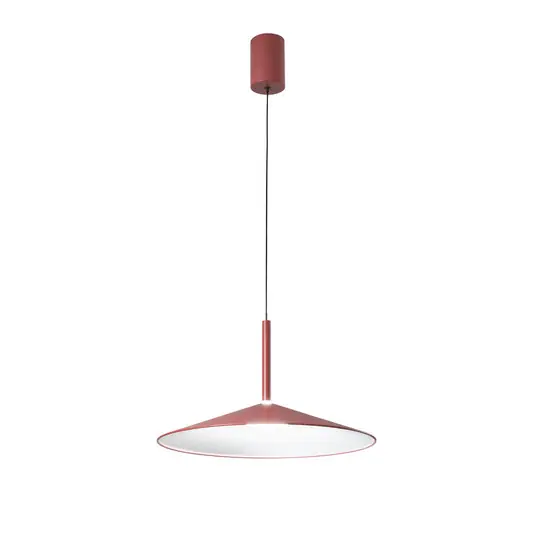 Khan LED lógó lámpa, piros, Ø 48 cm, fém, CCT Szuper ajánlat