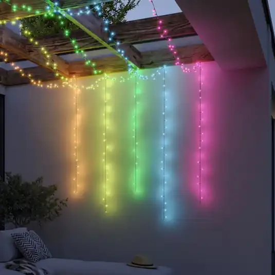 Paulmann Plug&Shine Yuna intelligens fényfüzér, 10 m, RGB, fekete Utolsó esély