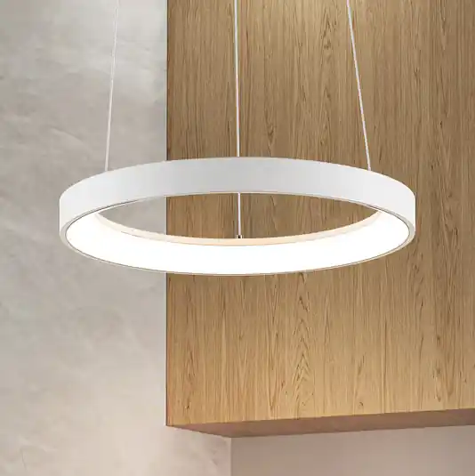 Arcchio LED lógó világítás Vivy, Ø 38 cm, fehér, fém Expressz szállítás