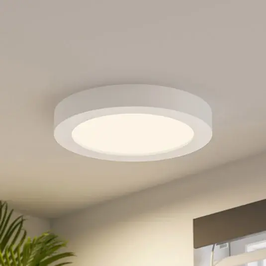 Olcsó PRIOS LED mennyezeti világítás Edwina, fehér, 25 cm, CCT, IP44
