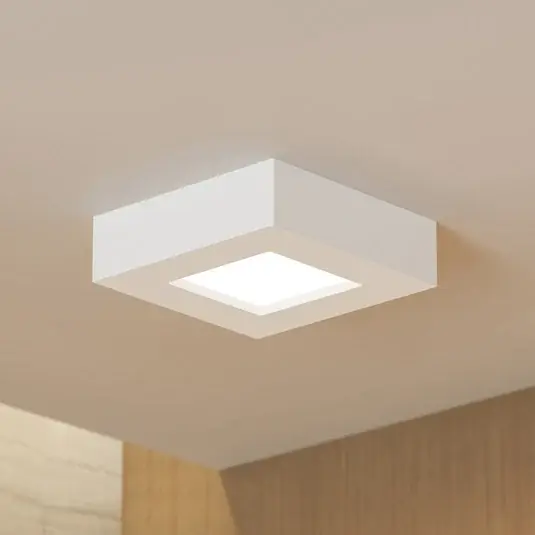 Prios LED mennyezeti lámpa Alette, fehér, 12,2 cm, fényerőszabályzóval Rendeld meg most