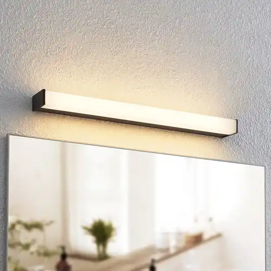 Olcsó Lindby Ulisan LED fali lámpa fürdőbe, szögl 58,8cm