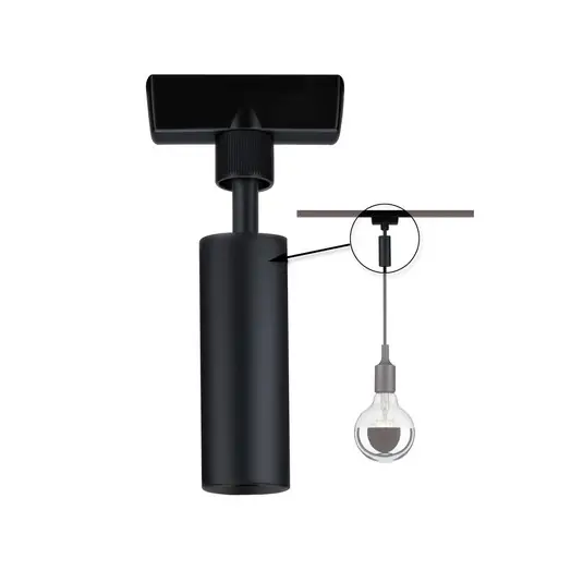 Akciós ár Paulmann URail függeszték adapter univ. 50W fekete