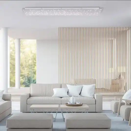 LED mennyezeti világítás Sparkle CCT acél 100x45cm Kiárusítás