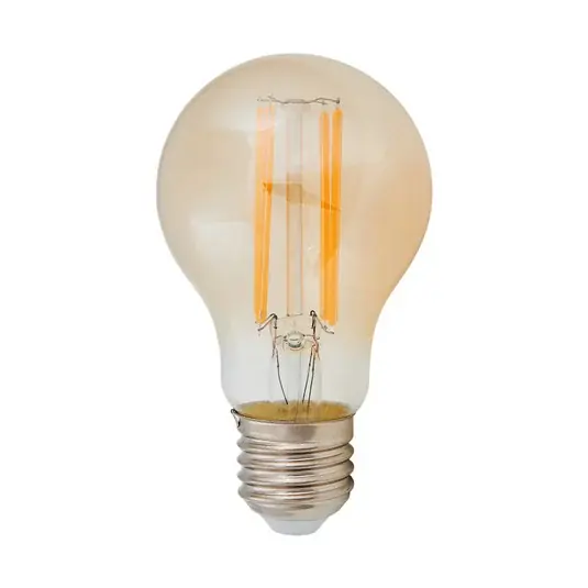 Vásárlói kedvenc Lindby LED izzó, izzószál, E27, 6W, sárga, 1800K