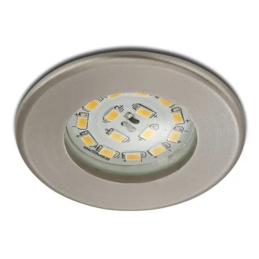 Biztonságos fizetés Hatékony Nikas IP44 nikkel LED beép. spot