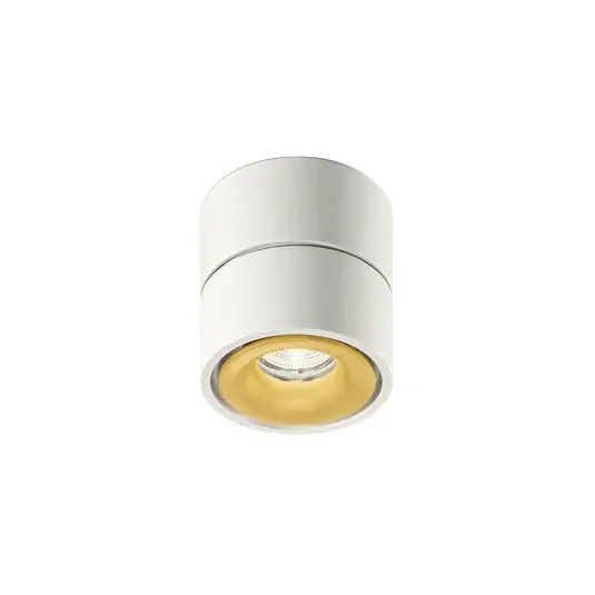 Egger DLS LED mennyezeti reflektor Clippo, dim-to-warm, fehér/arany Outlet
