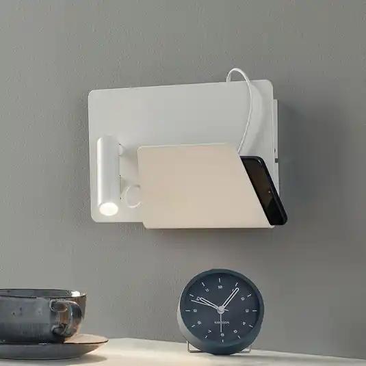 Végkiárusítás Modern LED fali lámpa Suau USB töltő csatlakozóval