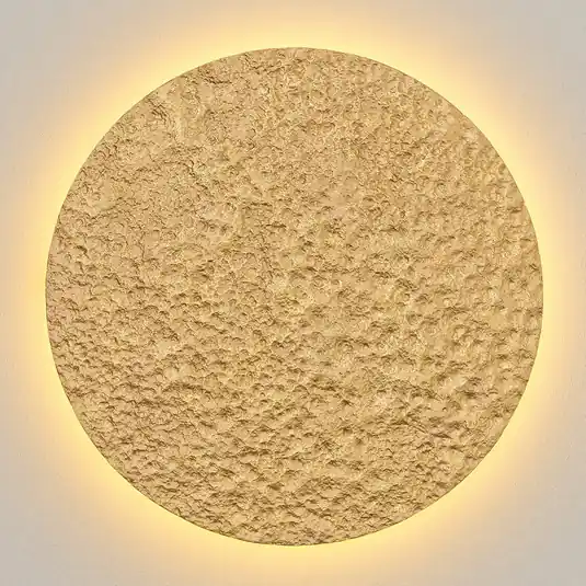 LED fali lámpa Meteor, Ø 55 cm, arany Azonnali szállítás