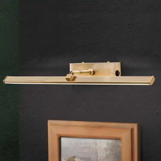 LED képlámpa Suren antik sárgaréz, 50 cm Vedd meg online