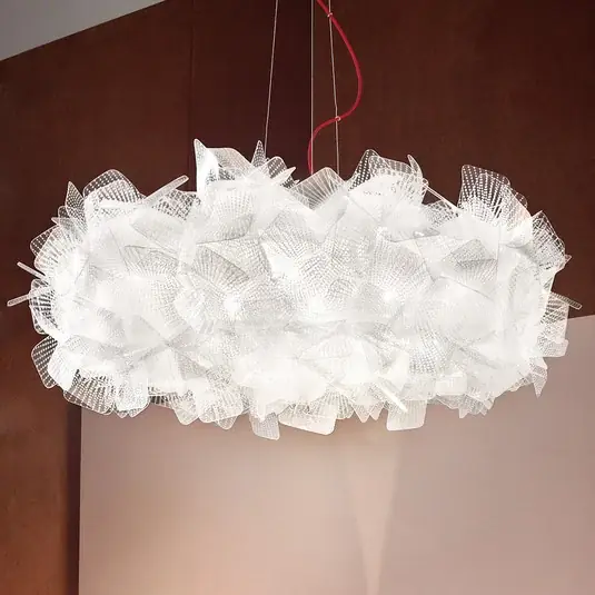 Legkelendőbb Slamp Clizia Pixel függő lámpa, kábel p., Ø 78 cm