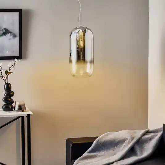 Vedd meg online Artemide Gould üveg függő lámpa, ezüst/ezüst