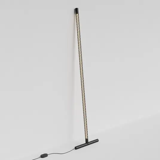 Alacsony ár Rotaliana Squiggle F1 LED állólámpa fekete matt