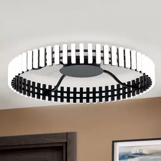Mansion LED mennyezeti lámpa, fekete-fehér Ø 63 cm Nézd meg most