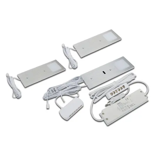 Ne maradj le LED-es részegység lámpa Eco-Pad F 3x-Set 3000K alu