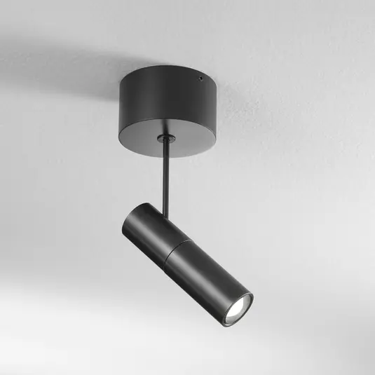 Egger DLS LED reflektor Zooom XL, felszíni szerelés, 3,000K, fekete Különleges ajánlat