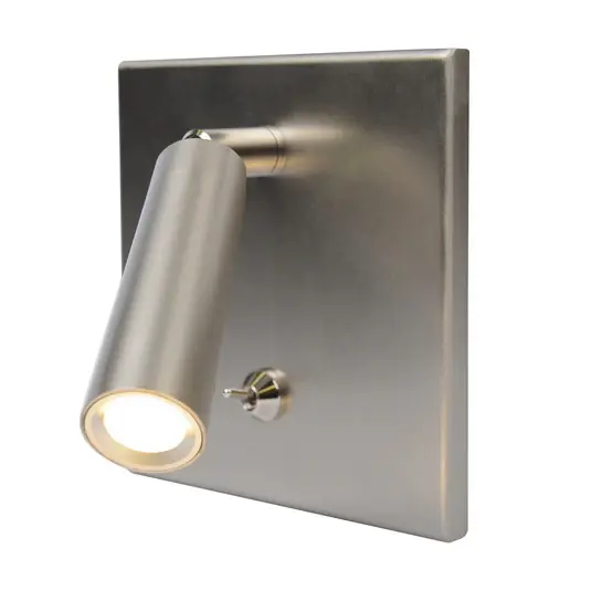 Olvasólámpa BL1-LED, süllyesztett/süllyesztett, kapcsoló, acél Gyors szállítás