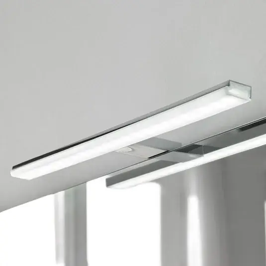 Biztonságos vásárlás LED tükörvilágítás Pandora, króm, szélesség 45,8 cm