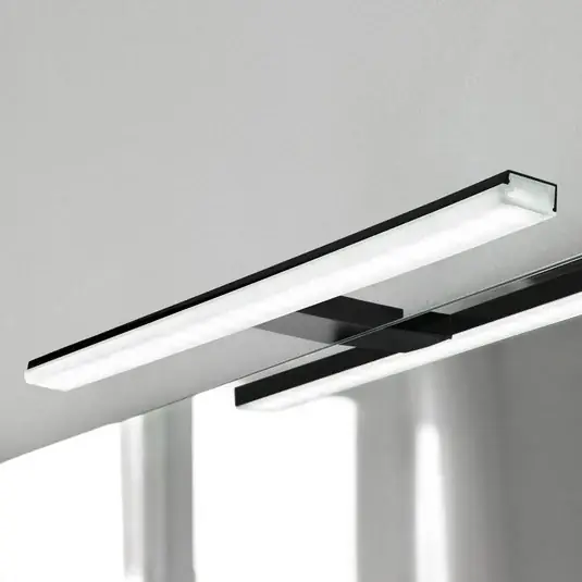 Pandora LED-es tükörvilágítás, matt fekete, 30,8 cm Olcsó