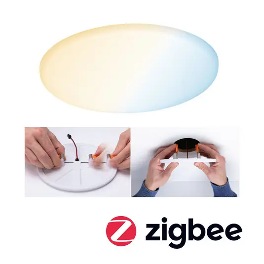 Paulmann LED panel Veluna kerek CCT ZigBee 18,5cm Biztonságos vásárlás