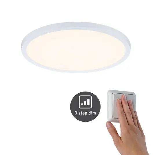 Árcsökkenés Paulmann Panel Areo 830 kerek feh. 3stepdim 23cm