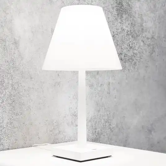 Nézd meg most Rotaliana Dina+ LED-es újratölthető asztali lámpa fehér/fehér
