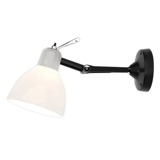 Rotaliana Luxy H0 Glam falikar lámpa fekete/fehér, üveg Biztonságos fizetés