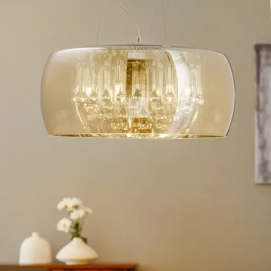 Kedvezményes ár Argos LED-es függőlámpa kristálycseppekkel Ø 50 cm