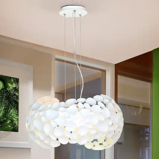 Narisa LED függőlámpa 5xG9, Ø47cm, fehér Kedvezmény