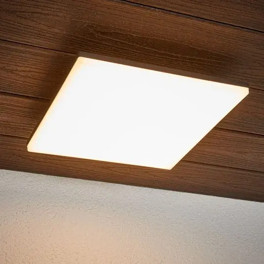 LED mennyezeti lámpa Henni, IP65, szenzoros, 30x30 cm, antracit Szuper ajánlat