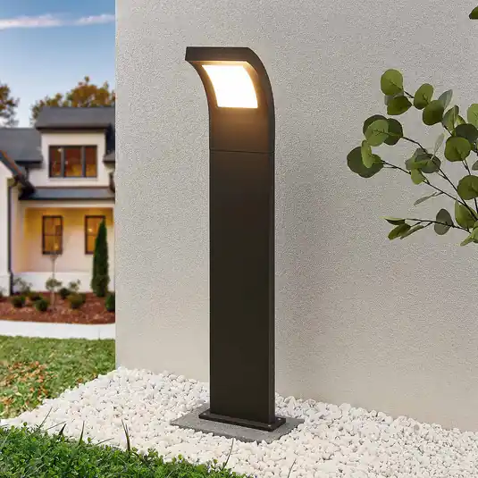 Arcchio Advik LED-es kivetítő, 100 cm, antracit, fém, IP65 Azonnali szállítás