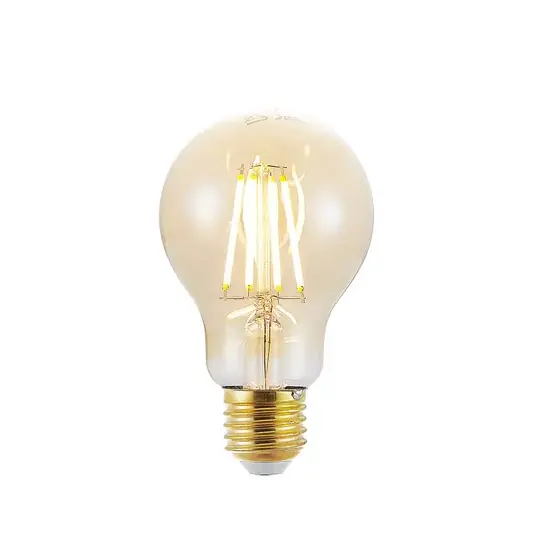 Prémium LED izzó E27 A60 6,5 W 2500 K borostyánszínű 3 fokozatú dimmelhető