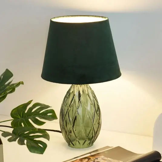 Pauleen Crystal Velvet lámpa üveg aljzattal Vedd meg online