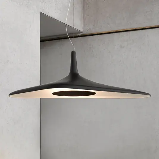 Luceplan Soleil Noir - LED függő lámpa fekete Kiárusítás