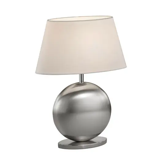 BANKAMP Asolo lámpa, fehér/nikkel, magassága 41 cm Szuper ajánlat