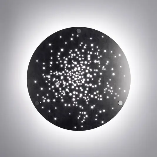Fabbian Lens LED fali lámpa Ø 60 cm bronzozott Csak ma