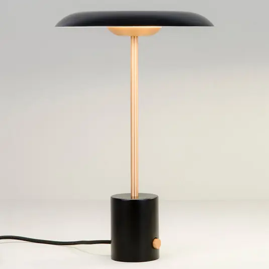 Outlet LED lámpa Hoshi fényerősz., fekete-réz
