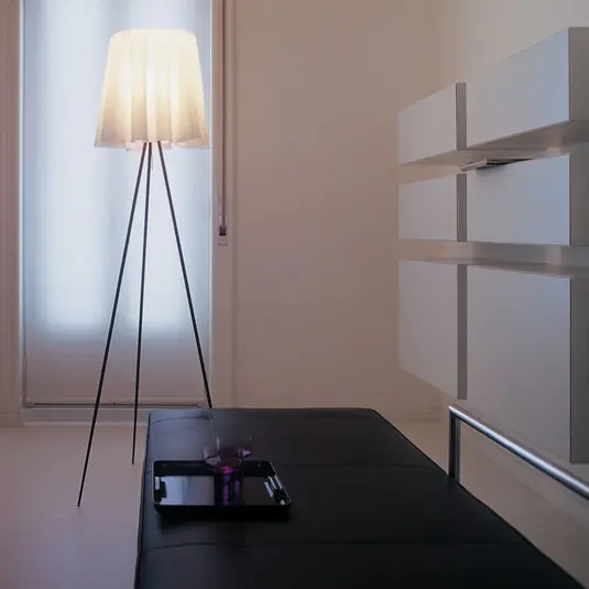 Kedvezményes ár FLOS Rosy Angelis - Állólámpa, ezüst vázzal