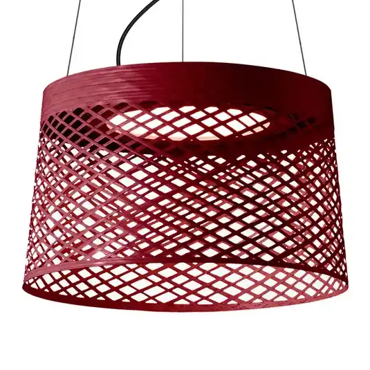 Foscarini Twiggy Grid LED függőlámpa, kárminpiros Végkiárusítás