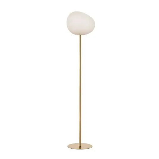Expressz kézbesítés Foscarini Gregg média-állólámpa, 151 cm, arany