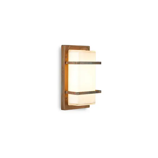 Bestseller Kültéri fali lámpa Ice Cubic 3415, antik sárgaréz