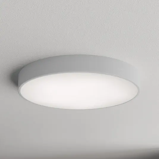 Alacsony ár Cleo 600 mennyezeti lámpa, szürke, érzékelő, IP20, Ø 60 cm, fém