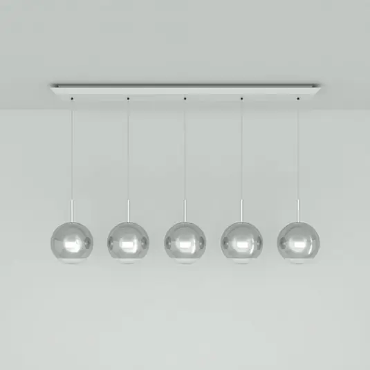 Tom Dixon Mirror Ball 25 cm Lineáris 5-izzós króm Szezonális akció